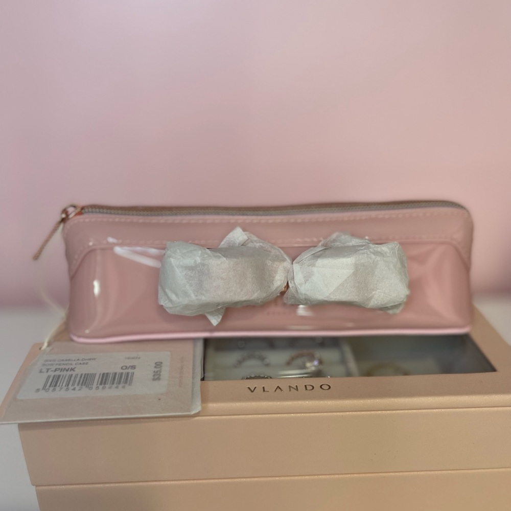 Ted Baker Pink Bow Pencil Case